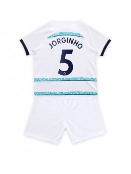 Chelsea Jorginho #5 Auswärts Trikotsatz für Kinder 2022-23 Kurzarm (+ Kurze Hosen)